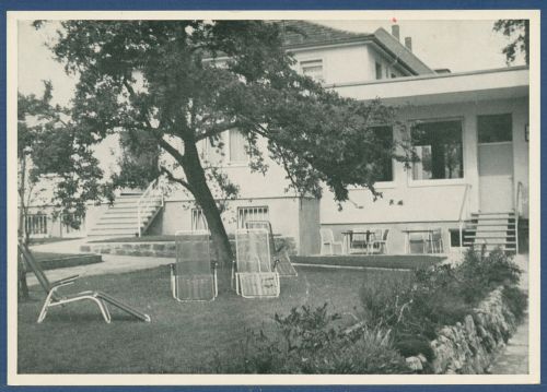 Bad Kissingen Boxbergerstraße Villa Spahn Garten, ungebraucht (AK4418)