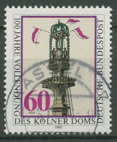 Bund 1980 Kölner Dom Schlussstein 1064 gestempelt