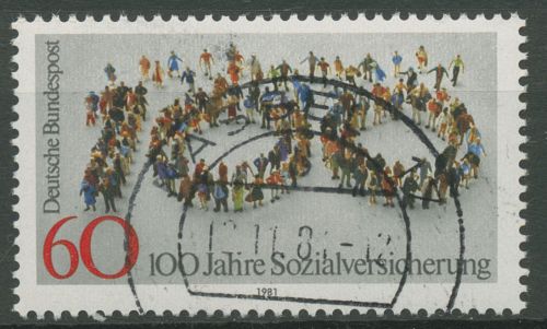 Bund 1981 Sozialversicherung 1116 gestempelt