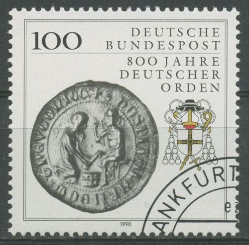 Bund 1990 Deutscher Orden Siegel 1451 gestempelt