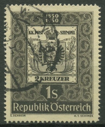 Österreich 1950 100 Jahr Österreichische Briefmarke 950 gestempelt