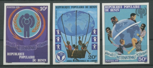 Benin 1979 Jahr des Kindes 170/72 B geschnitten postfrisch (R20086)