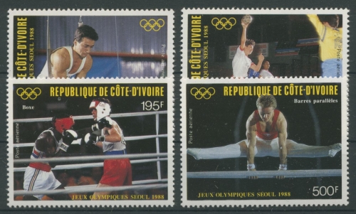 Elfenbeinküste 1988 Olympische Sommerspiele Seoul 970/73 postfrisch