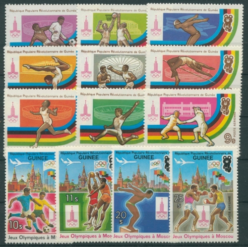 Guinea 1980 Olympiade Moskau 896/08 A postfrisch (R20187)