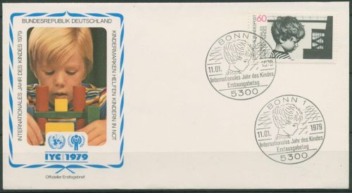 Bund 1979 Jahr des Kindes 1000 FDC (X60344)
