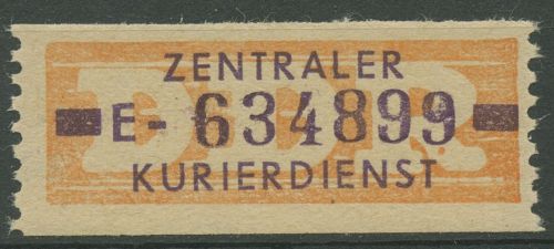 DDR 1958 Wertstreifen für den ZKD 22 E postfrisch