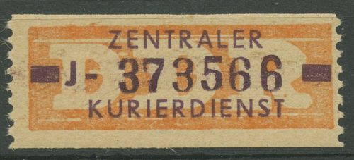 DDR 1958 Wertstreifen für den ZKD 22 J postfrisch