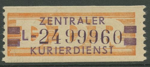 DDR 1958 Wertstreifen für den ZKD 23 L Nachdruck postfrisch