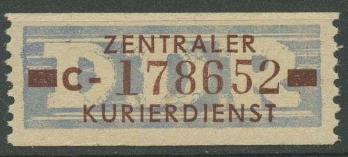 DDR 1958 Wertstreifen für den ZKD 20 C postfrisch