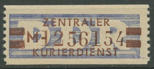 DDR 1958 Wertstreifen für den ZKD 21 M Nachdruck postfrisch