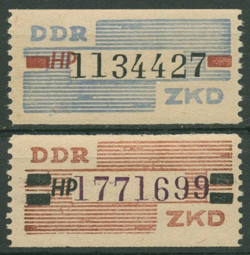 DDR 1959 Wertstreifen für den ZKD 28/29 HP mit Falz