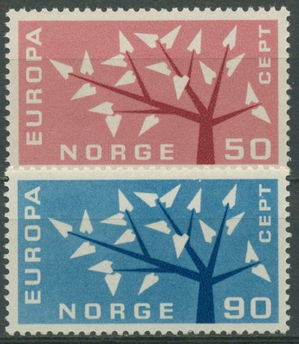 Norwegen 1962 Europa CEPT Stilisierter Baum 476/77 postfrisch