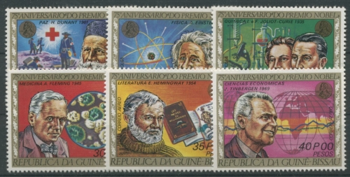 Guinea-Bissau 1977 Nobelpreisträger 426/31 A postfrisch