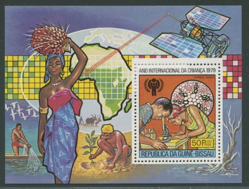 Guinea-Bissau 1979 Int. Jahr des Kindes Schüler Block 147 A postfrisch (C28993)