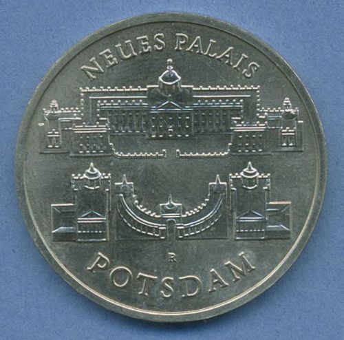 DDR 5 Mark 1986 Neues Palais Potsdam, J 1610 vz/st (m4840)