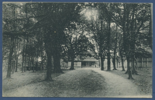 Berggasthaus auf dem Hohenhagen Dransfeld Wilhelm Bühre, gelaufen 1918 (AK558)