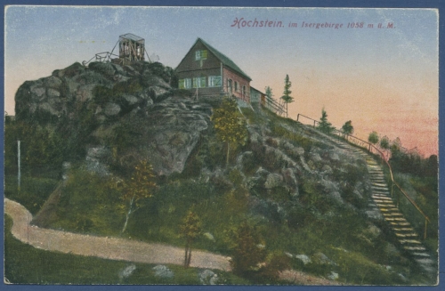 Hochstein im Isergebirge bei Schreiberhau, ungebraucht (AK592)