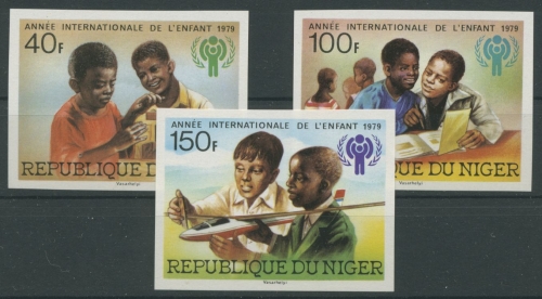 Niger 1979 Jahr des Kindes 659/61 B ungezähnt postfrisch