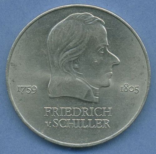 DDR 20 Mark 1972 Friedrich von Schiller, J 1537 vz/st (m4859)