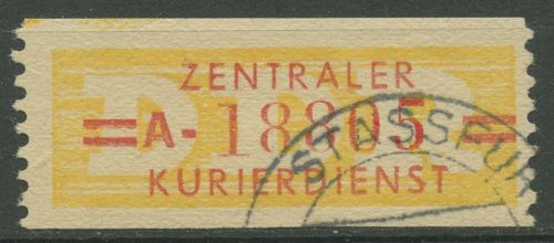 DDR 1958 Wertstreifen für den ZKD 17 A gestempelt