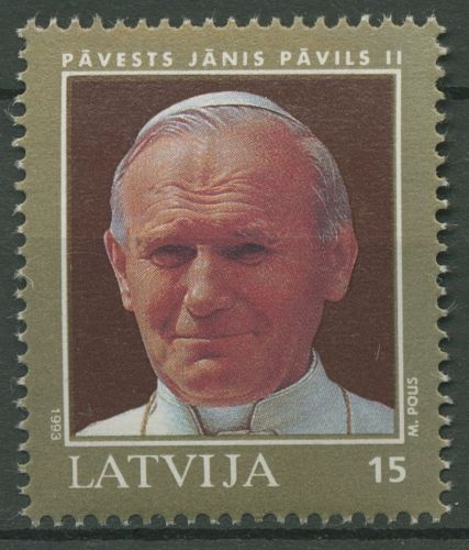 Lettland 1993 Papst Johannes Paul II. 360 postfrisch