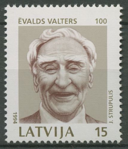 Lettland 1993 Schauspieler Evalds Valters 363 postfrisch
