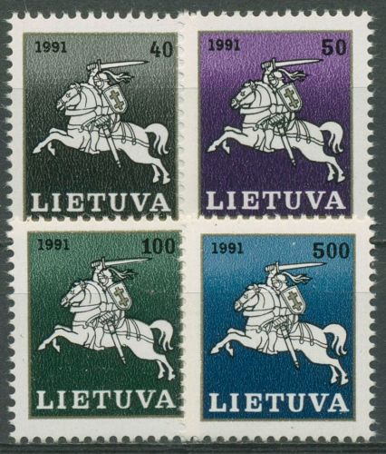 Litauen 1991 Freimarken Reiter 491/94 postfrisch