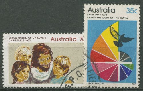 Australien 1972 Weihnachten 511/12 gestempelt