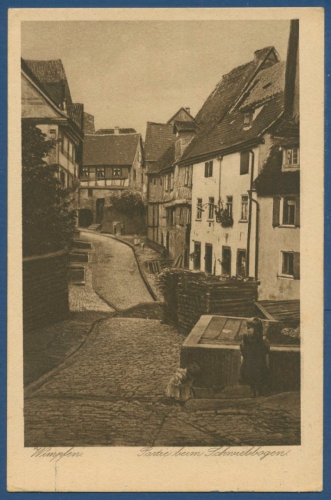 Bad Wimpfen Altstadtpartie, ungebraucht (AK765)