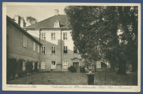 Schönhausen a. Elbe Schloß Geburtshaus Otto v. Bismarcks, ungebraucht (AK760)