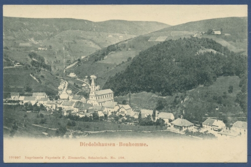 Diedolshausen Le Bonhomme Gesamtansicht, ungebraucht (AK757)