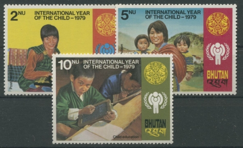 Bhutan 1979 Jahr des Kindes 728/30 A postfrisch