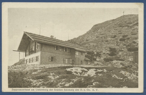 Zeppezauerhaus am Untersberg Alpenverein Salzburg, ungebraucht (AK767)