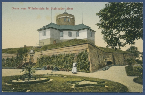 Insel Wilhelmstein mit Festung im Steinhuder Meer, ungebraucht (AK789)