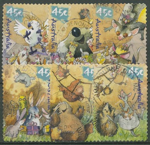 Australien 2001 Kevin Koalas Geburtstagsfeier 2090/95 gestempelt