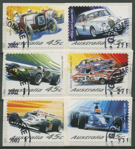 Australien 2002 Automobilrennsport 2119/24 gestempelt