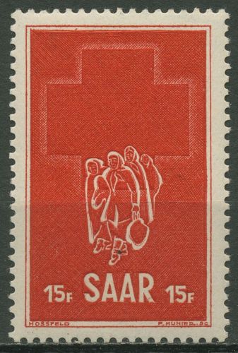 Saarland 1952 Woche des Roten Kreuzes 318 postfrisch
