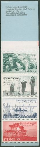 Schweden 1977 Tourismus Roslagen Markenheftchen MH 61 postfrisch (C60562)
