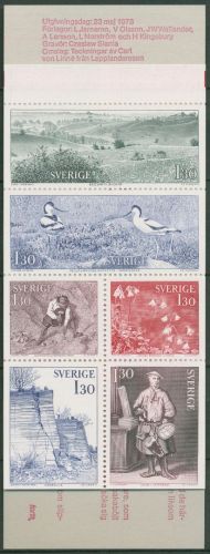 Schweden 1978 Naturforscher Carl v.Linné Markenheftchen MH 67 postfrisch(C60567)