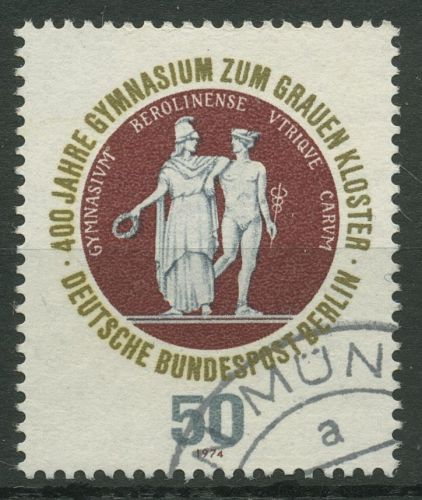 Berlin 1974 Gymnasium Zum Grauen Kloster 472 gestempelt
