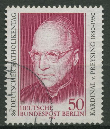 Berlin 1980 Katholikentag 624 gestempelt