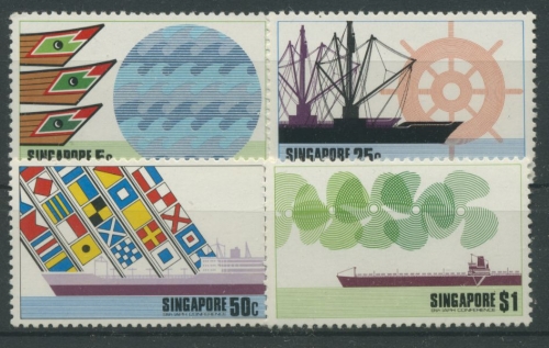 Singapur 1975 Internationale Hafenkonferenz 228/31 postfrisch