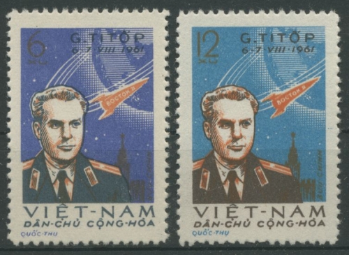 Vietnam Nord 1962 2. Weltraumflug Titows postfrisch o. G.