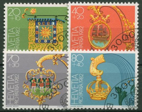 Schweiz 1982 Pro Patria Wirtshausschilder 1223/26 gestempelt