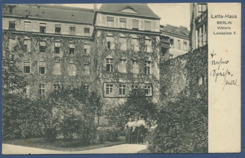 Lette-Haus Berlin Viktoria-Luise-Platz, gelaufen 1916 (AK800)