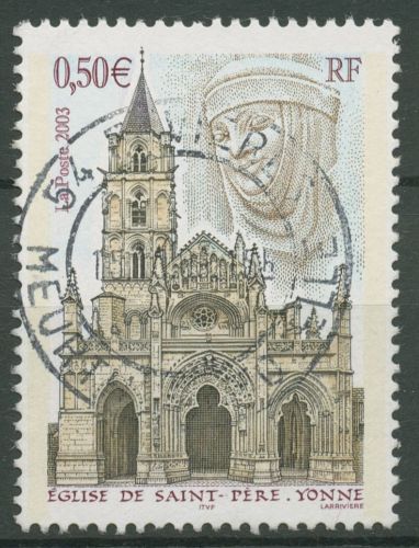 Frankreich 2003 Kirche Notre-Dame Saint-Pére 3728 gestempelt