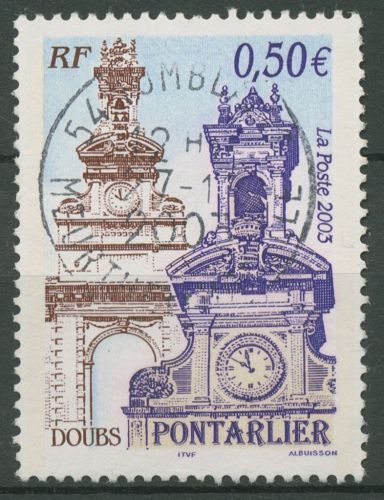 Frankreich 2003 Tor Saint-Pierre Pontarlier 3750 gestempelt