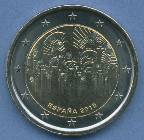 Spanien 2 Euro 2010 UNESCO Welterbe Stadt Cordoba, vz/st (m4905)