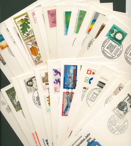 Bund 1979 Jahrgang komplett auf FDC (XL20919)