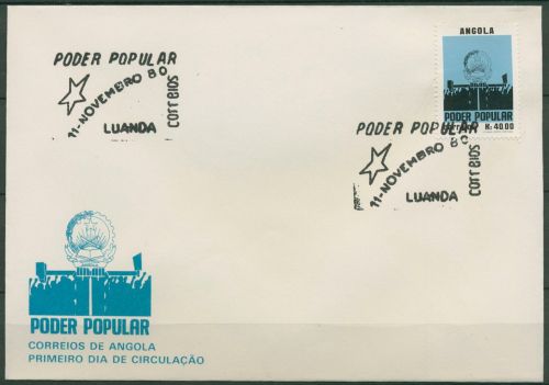 Angola 1980 Errichtung der Macht des Volkes 632 FDC (X60945)
